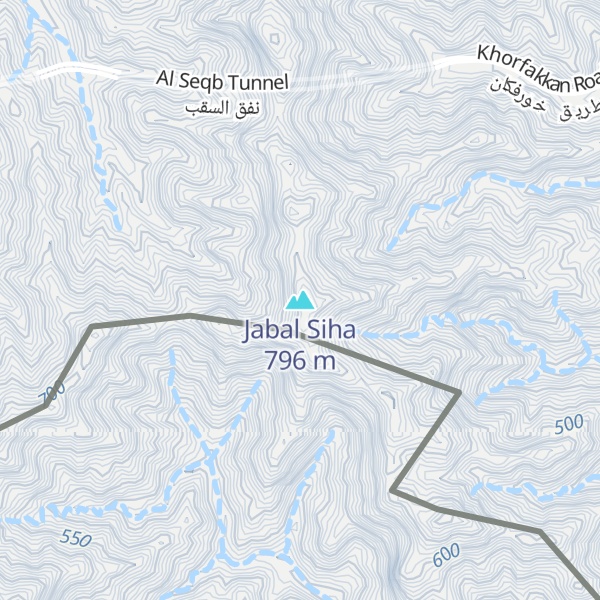 Map of Jabal Siha