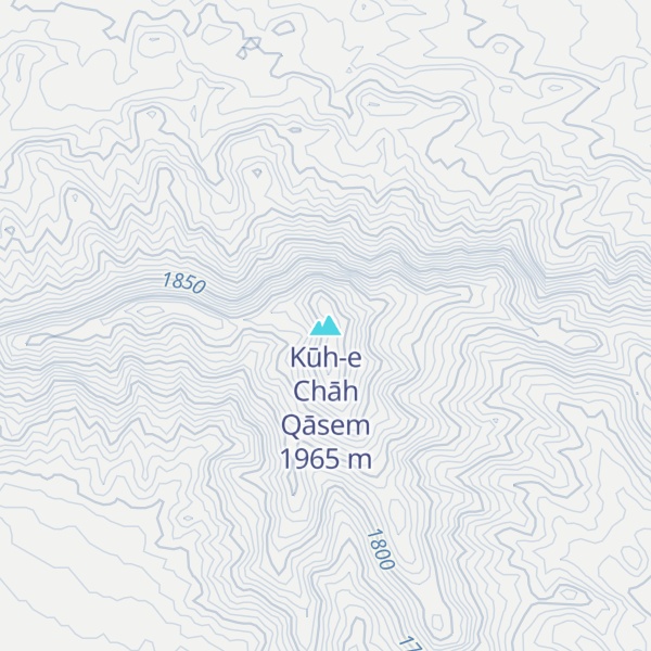 Map of Kūh-e Chāh Qāsem