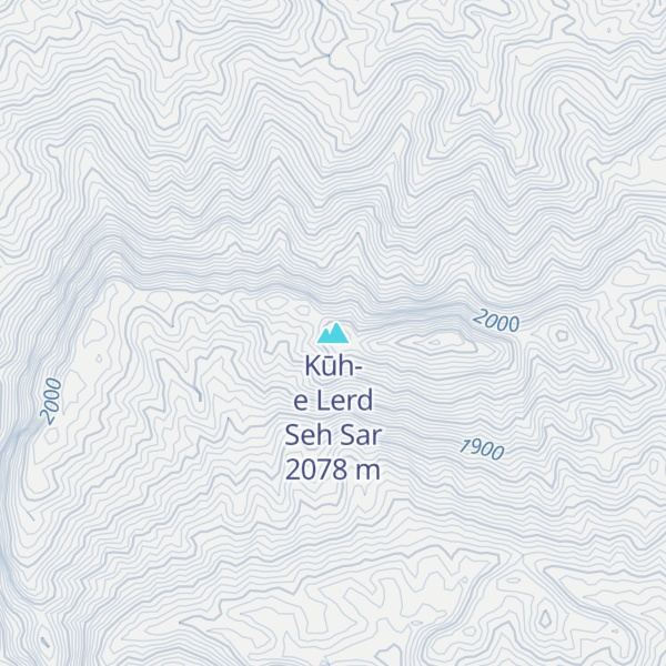 Map of Kūh-e Lerd Seh Sar