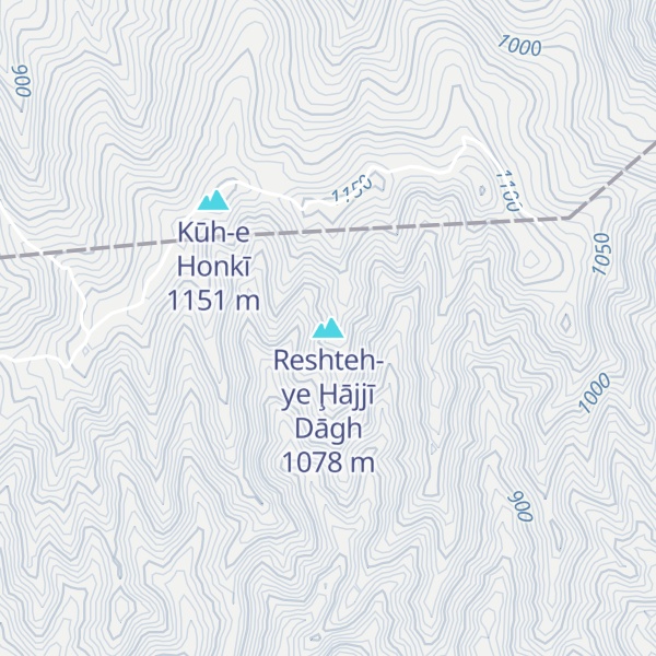 Map of Reshteh-ye Ḩājjī Dāgh