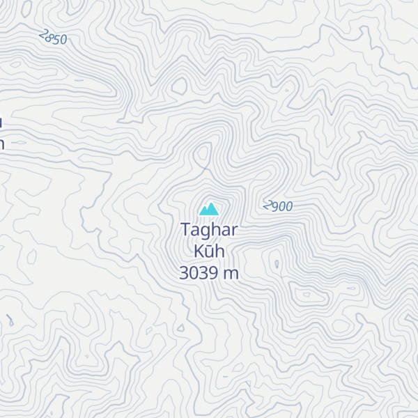 Map of Taghar Kūh