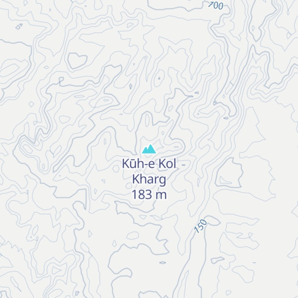 Map of Kūh-e Kol Kharg