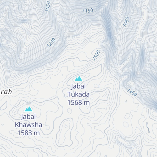 Map of Jabal Tukada