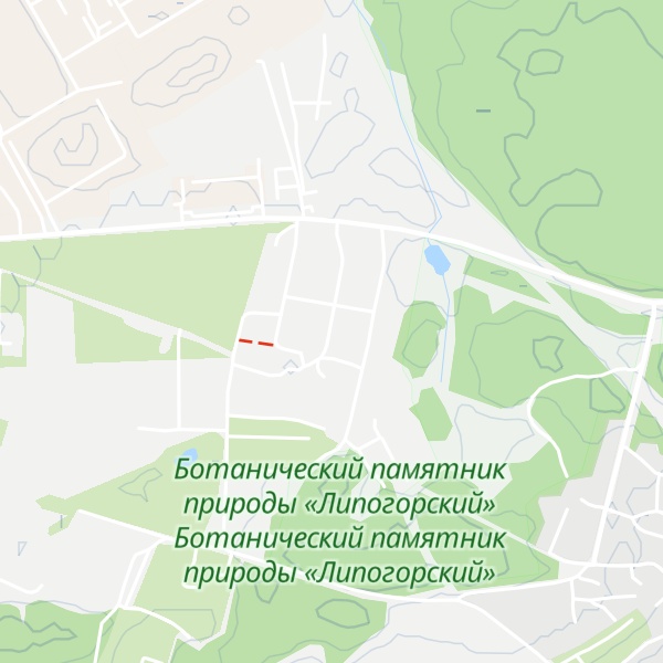 Map of Lipovaya Gora