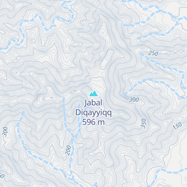 Map of Jabal Diqayyiqq