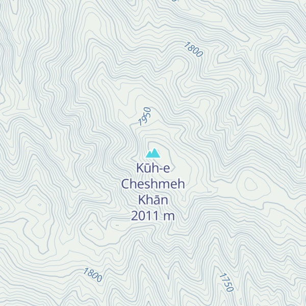 Map of Kūh-e Cheshmeh Khān