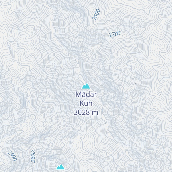 Map of Mādar Kūh