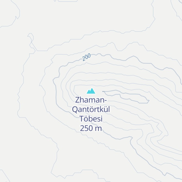 Map of Zhaman-Qantörtkül Töbesi