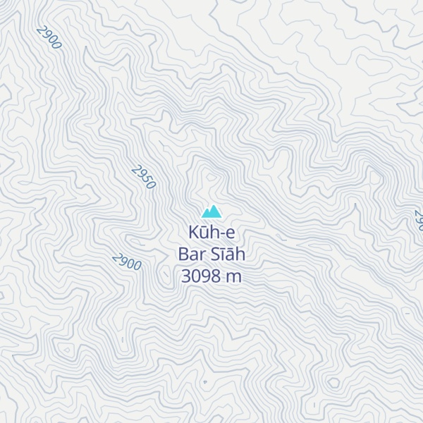 Map of Kūh-e Bar Sīāh