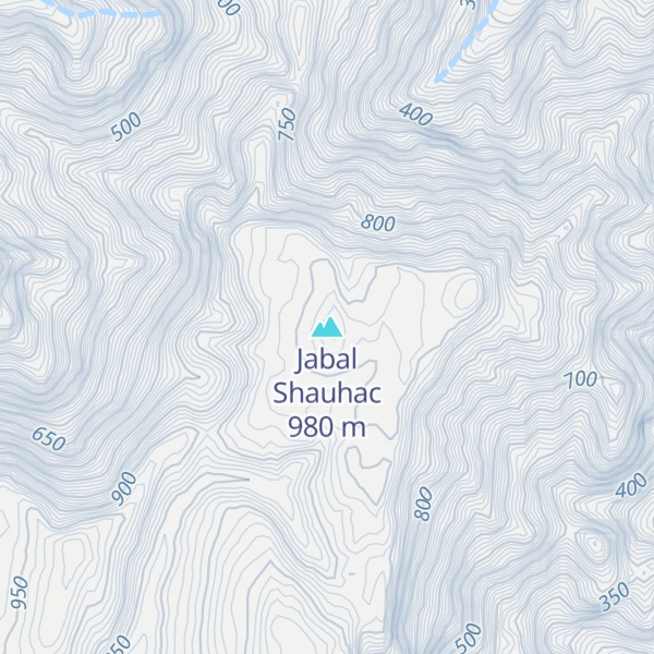 Map of Jabal Shauhac