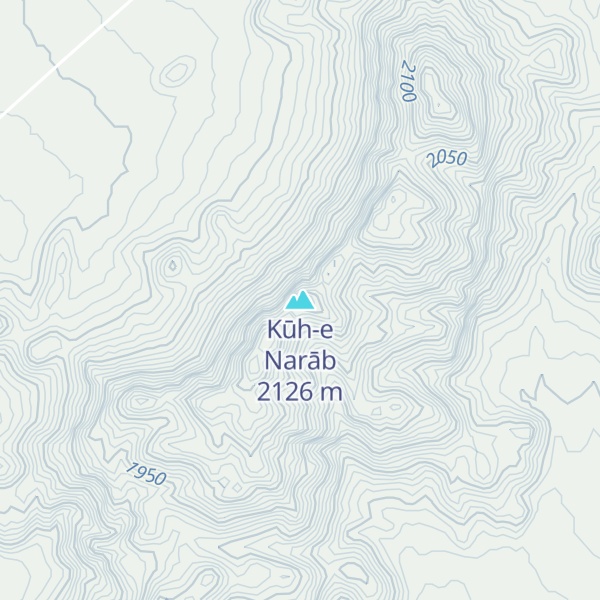 Map of Kūh-e Narāb