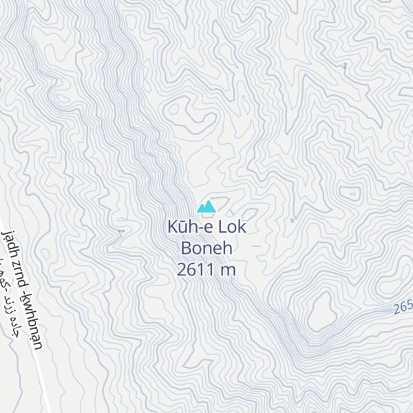 Map of Kūh-e Lok Boneh