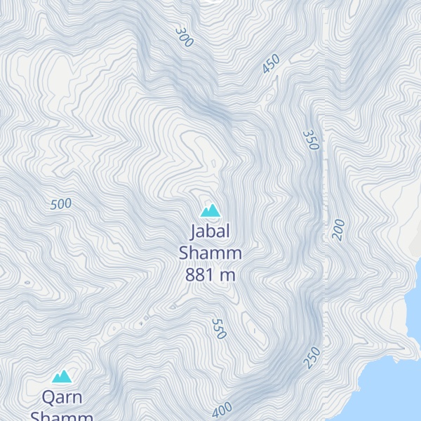 Map of Jabal Shamm