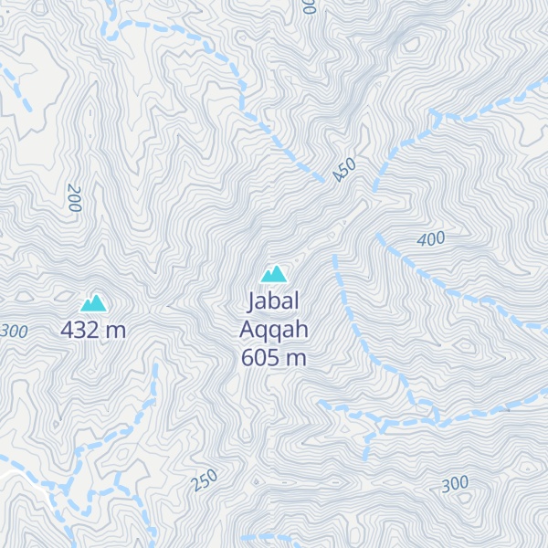 Map of Jabal Aqqah