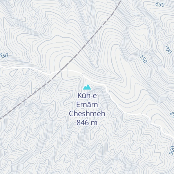 Map of Kūh-e Emām Cheshmeh