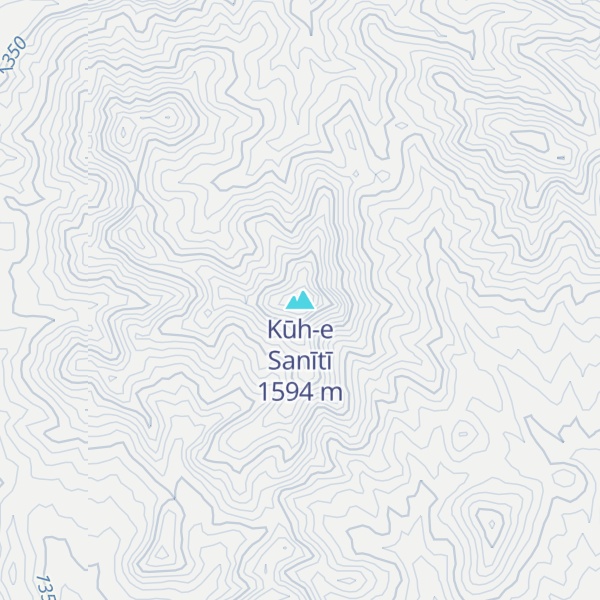 Map of Kūh-e Sanītī