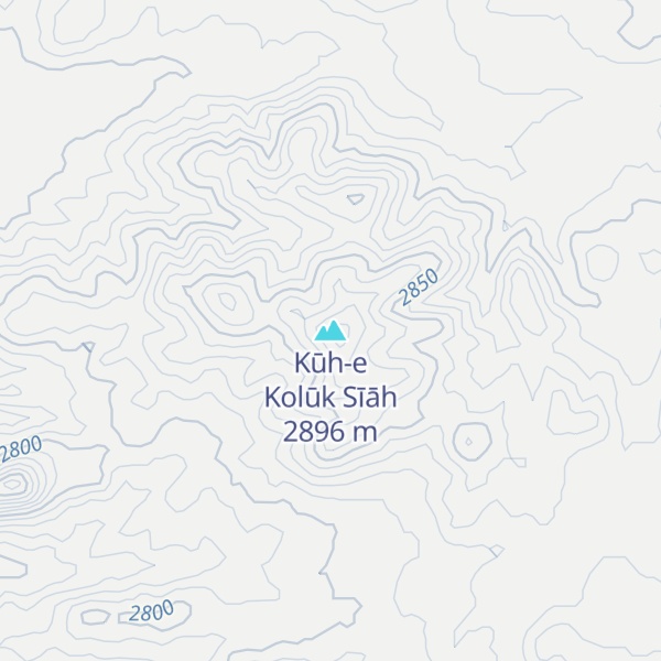Map of Kūh-e Kolūk Sīāh