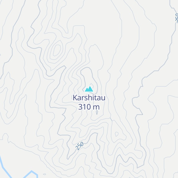 Map of Karshitau