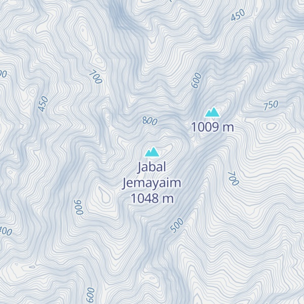 Map of Jabal Jemayaim