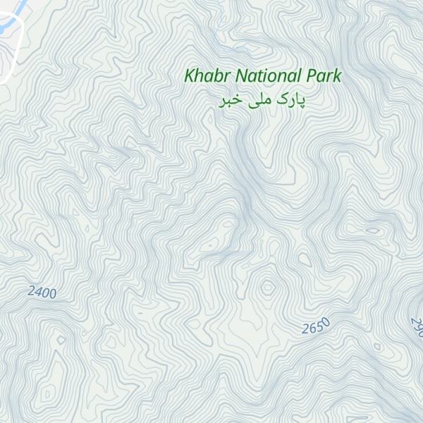 Map of Khabr National Park