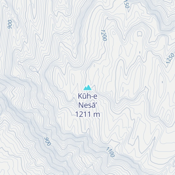 Map of Kūh-e Nesā’