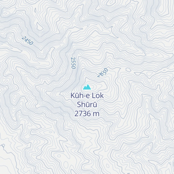 Map of Kūh-e Lok Shūrū