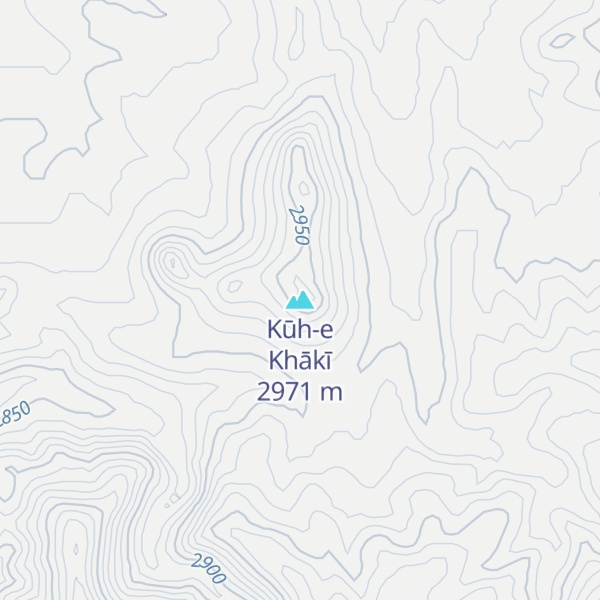 Map of Kūh-e Khākī