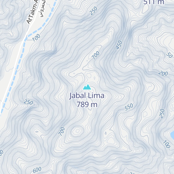 Map of Jabal Lima