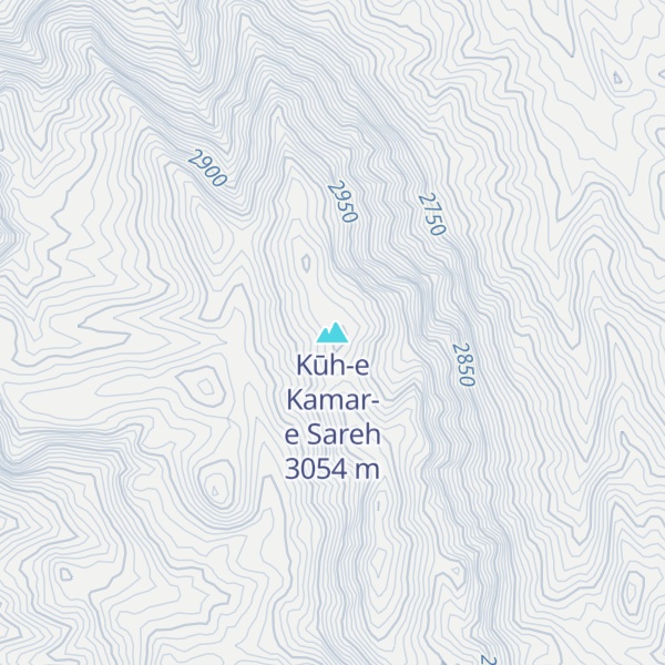 Map of Kūh-e Kamar-e Sareh