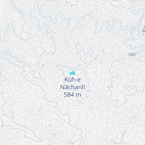 Map of Kūh-e Nāchanlī