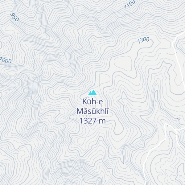 Map of Kūh-e Māsūkhlī