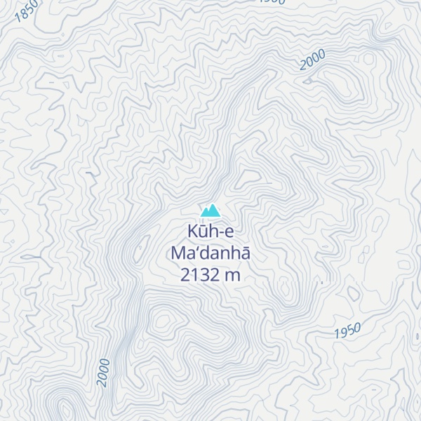 Map of Kūh-e Ma‘danhā