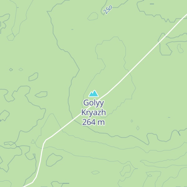 Map of Golyy Kryazh