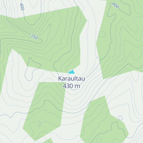 Map of Karaultau