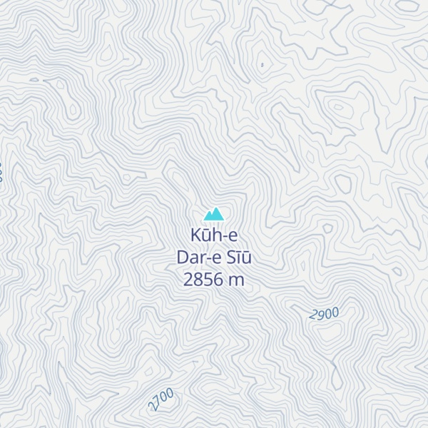 Map of Kūh-e Dar-e Sīū
