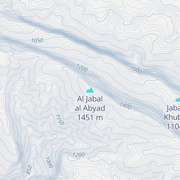 Map of Al Jabal al Abyad