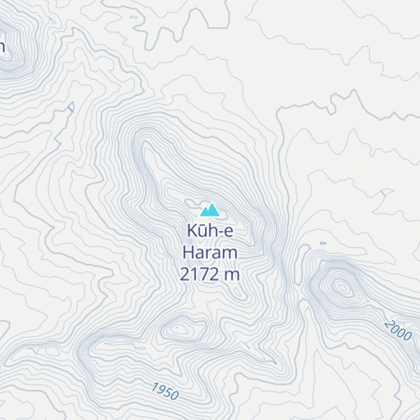 Map of Kūh-e Haram