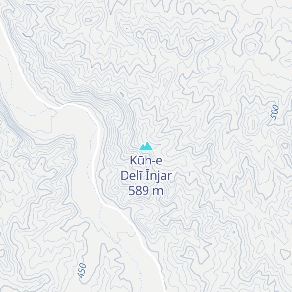 Map of Kūh-e Delī Īnjar