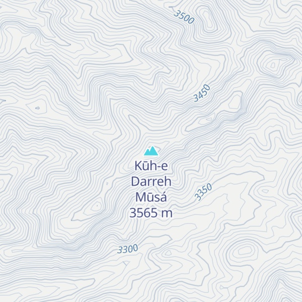 Map of Kūh-e Darreh Mūsá