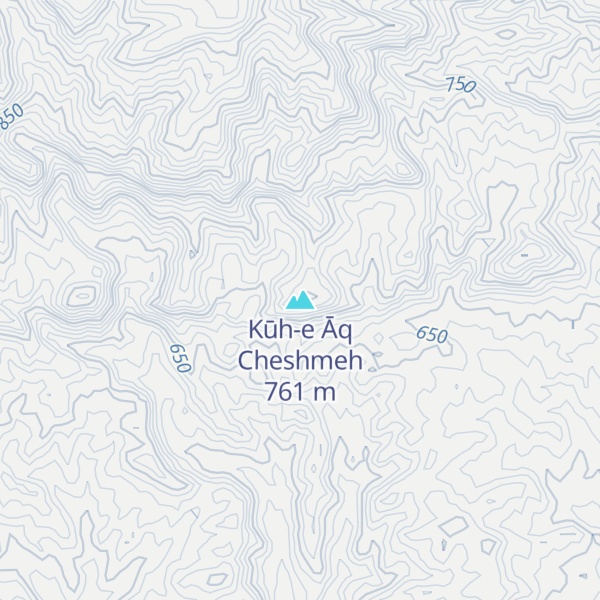 Map of Kūh-e Āq Cheshmeh