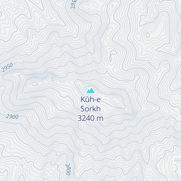 Map of Kūh-e Sorkh