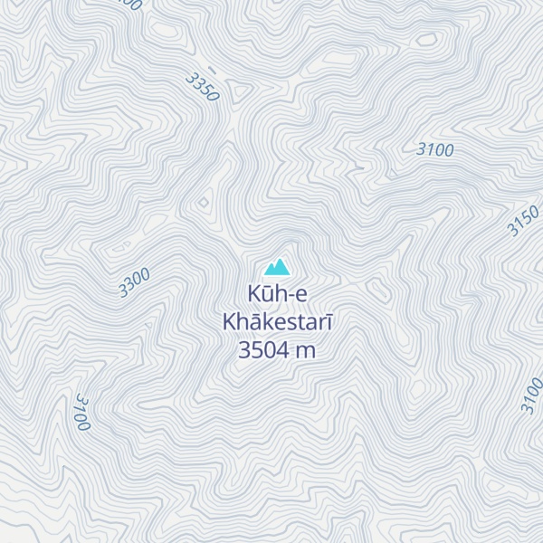 Map of Kūh-e Chehel Tan