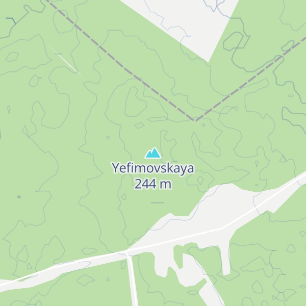 Map of Yefimovskaya