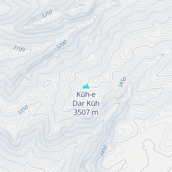 Map of Kūh-e Dar Kūh