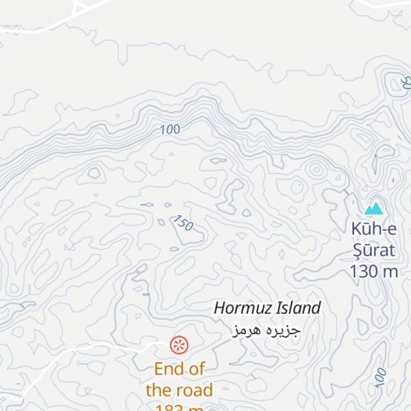 Map of Kūh-e Ma‘dan-e Namak