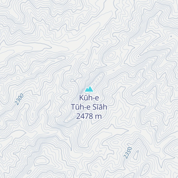 Map of Kūh-e Tūh-e Sīāh