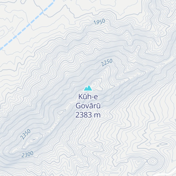 Map of Kūh-e Govārū