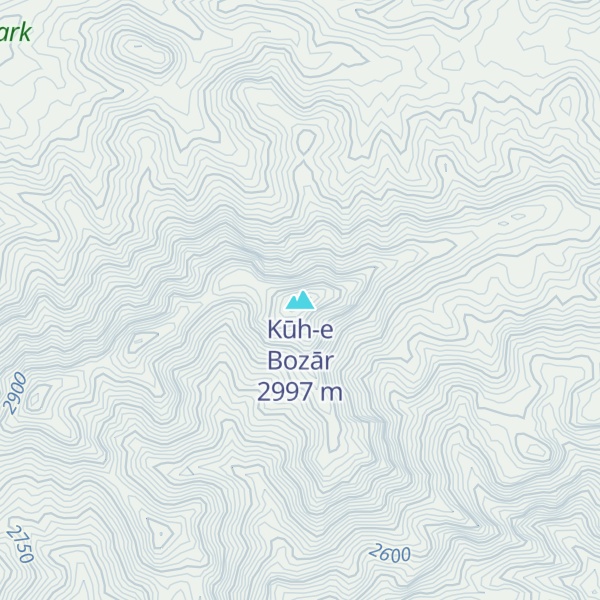 Map of Kūh-e Bozār