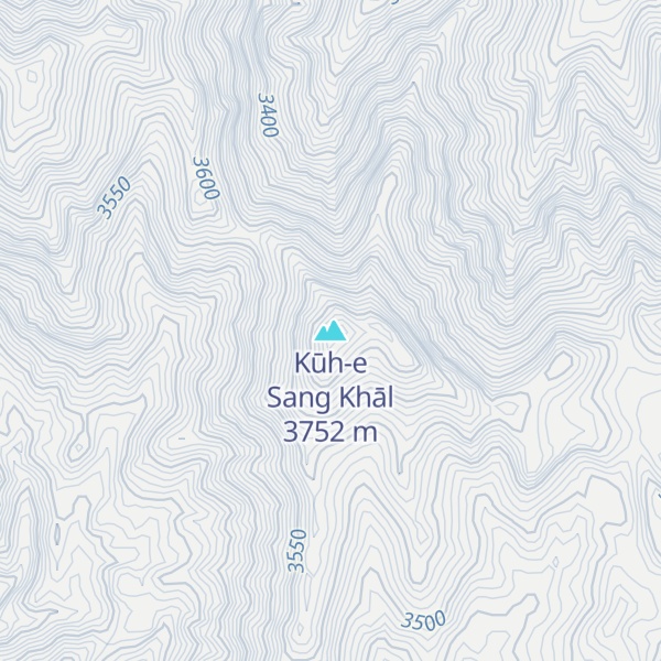 Map of Kūh-e Sang Khāl