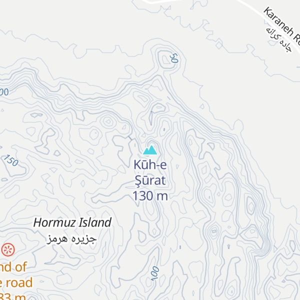 Map of Kūh-e Şūrat